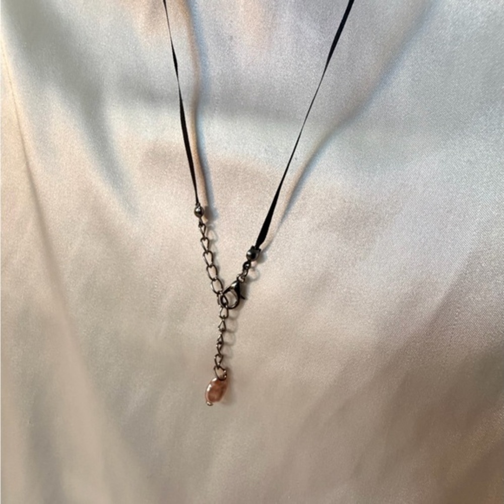 Hand Crafted Black and Silver Necklace